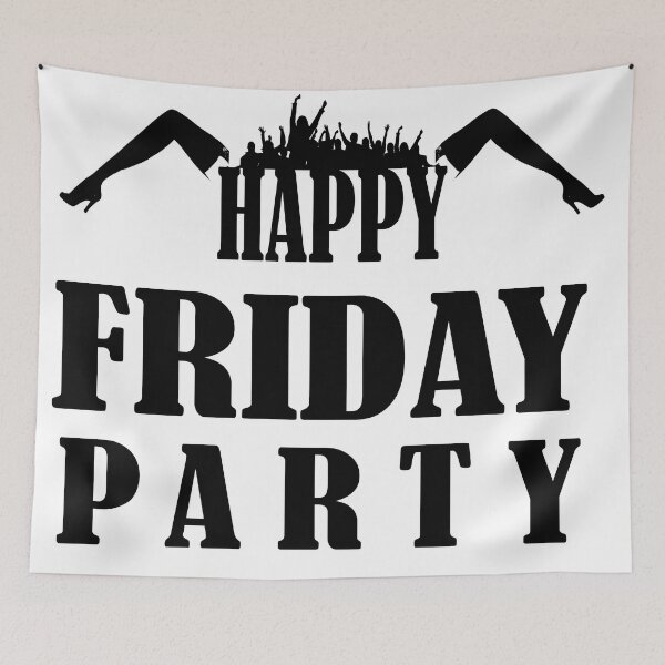 Item preview, Happy Friday Party designed and sold by K0tK0tu.