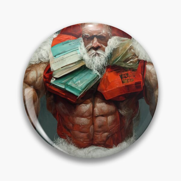 Item preview, Bodybuilder Christmas Santa designed and sold by Tekumart.