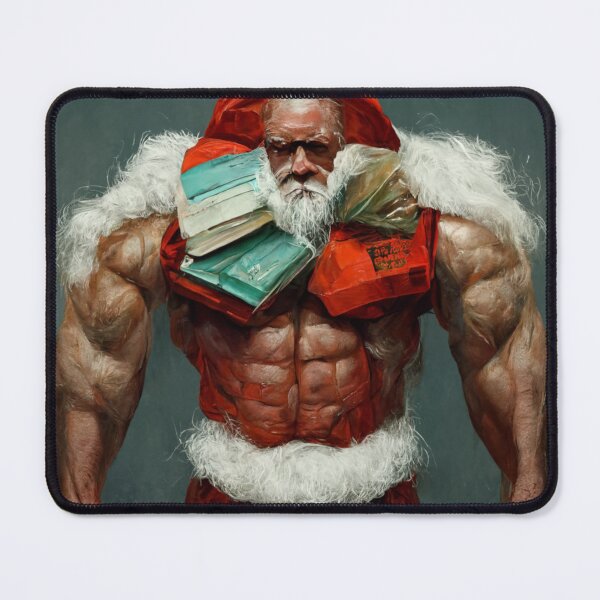 Item preview, Bodybuilder Christmas Santa designed and sold by Tekumart.