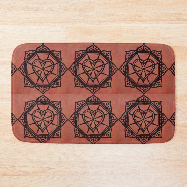 Item preview, ANCHORED IN LOVE MANDALA ~ SACRED GEOMETRY FOR THE SOUL~ RED, ORANGE designed and sold by Ann Chatfield.