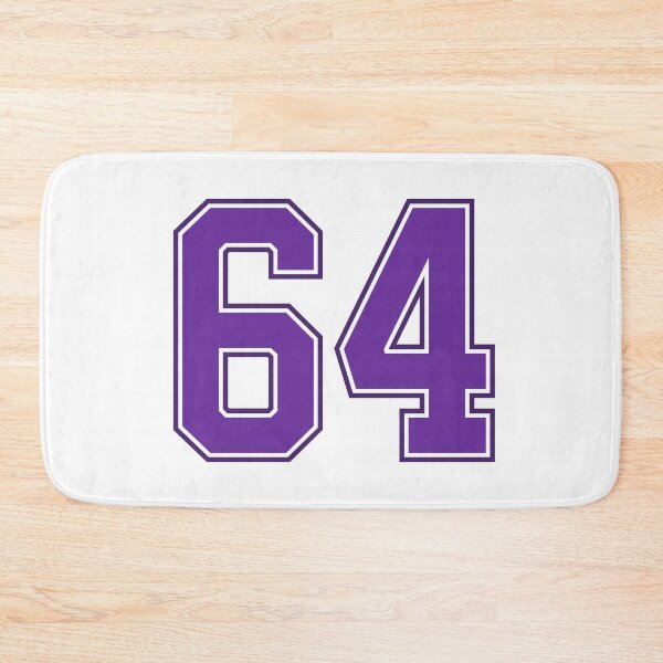 Item preview, Purple Number 64 lucky sports jersey sixty four designed and sold by HeavyStyle.