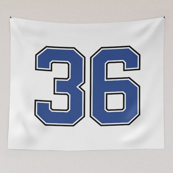 Item preview, Number 36 lucky sports jersey thirty six designed and sold by HeavyStyle.