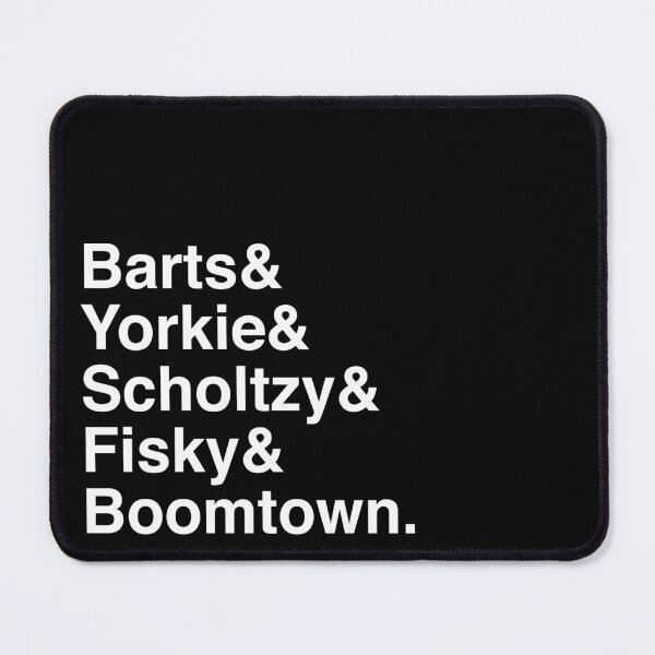 Item preview, Yorkie Fisky Scholtzy Barts and Boomtown WHITE FOR DARK BACKGROUNDS | Letterkenny Fans designed and sold by Maren Frances.
