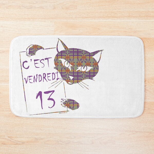 Item preview, Friday the 13th with Alix the cat designed and sold by PolairmozaiC.