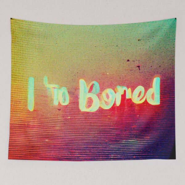 Item preview, Vintage I'm bored neon design  designed and sold by Mirochan80.