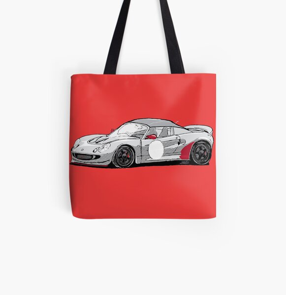 Zelio Race Car All Over Print Tote Bag