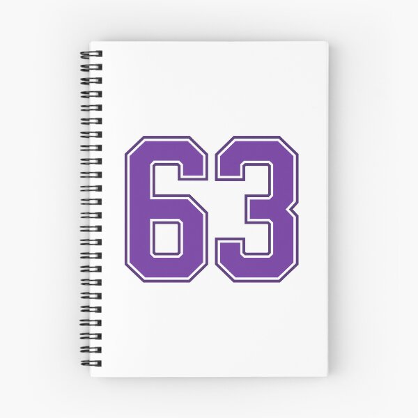 Item preview, Purple Number 63 lucky sports jersey sixty three designed and sold by HeavyStyle.