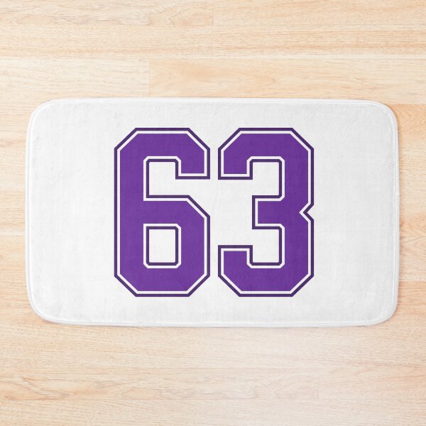 Item preview, Purple Number 63 lucky sports jersey sixty three designed and sold by HeavyStyle.