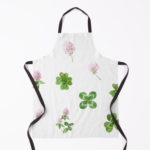 Item preview, Watercolor Green Clover Leaves and Clover Flowers designed and sold by silviaol.
