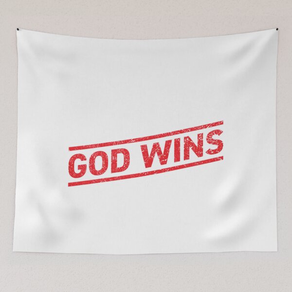 Item preview, Spoiler Alert - God Wins (Dark Background) Classic  designed and sold by guzzonmohambw.