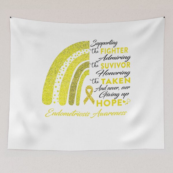 Item preview, Endometriosis Warrior Supporting Fighter  Awareness designed and sold by Gillosina.