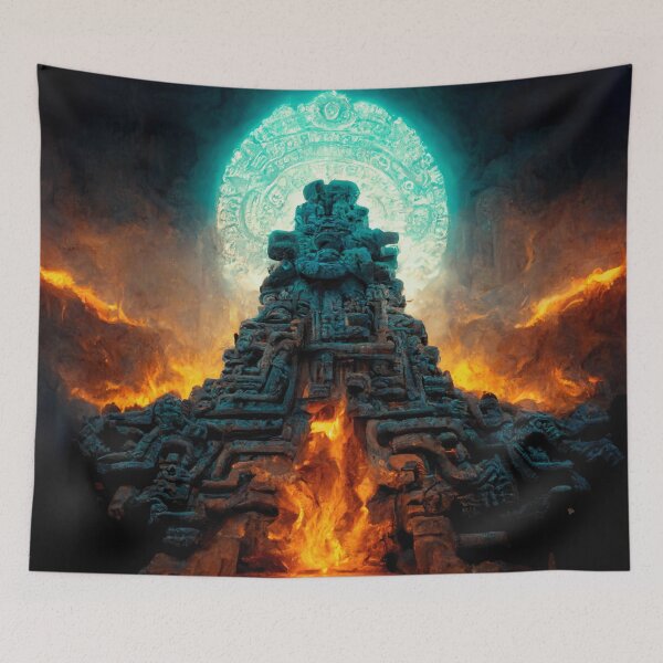 Item preview,  Mictlan Sacrifice Temple designed and sold by MexicaVision.