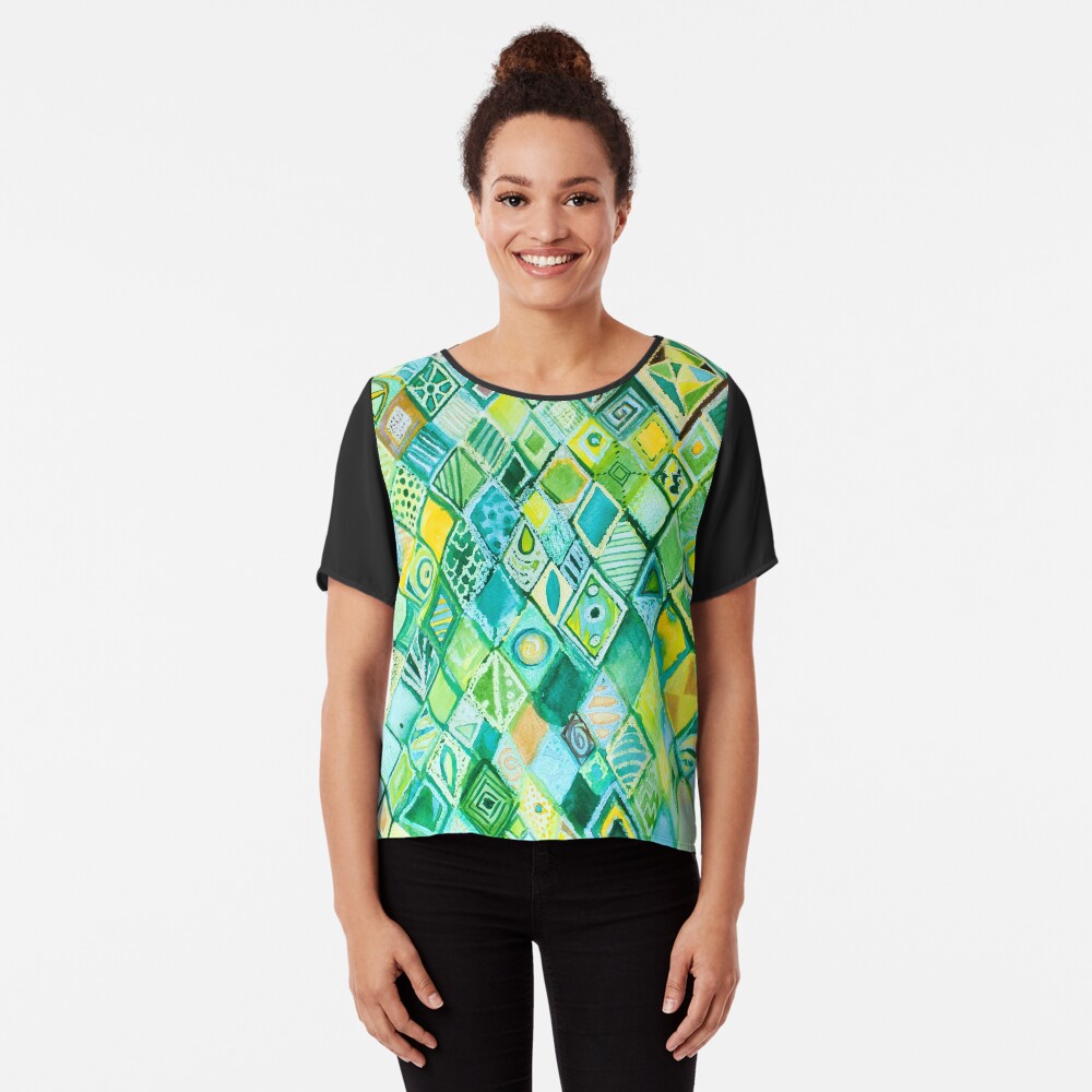 Diamonds Chiffon Top