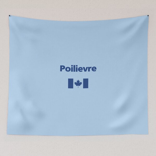 Item preview, Pierre Poilievre Blue Canadian Flag Color designed and sold by TinyStarCanada.