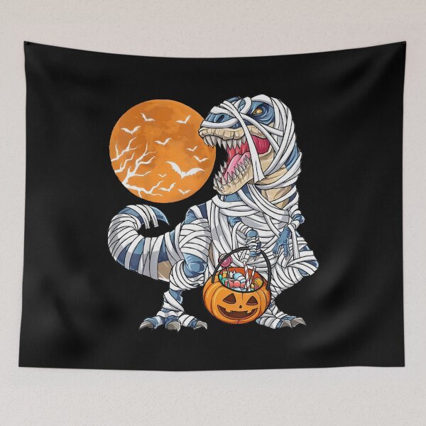 Item preview, Halloween Dinosaur T rex Mummy Pumpkin designed and sold by nando270.