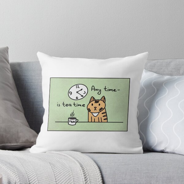 Item preview, Tea time cat designed and sold by Anton-Domin-Art.