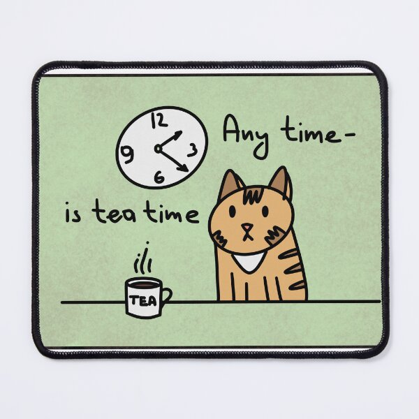 Item preview, Tea time cat designed and sold by Anton-Domin-Art.