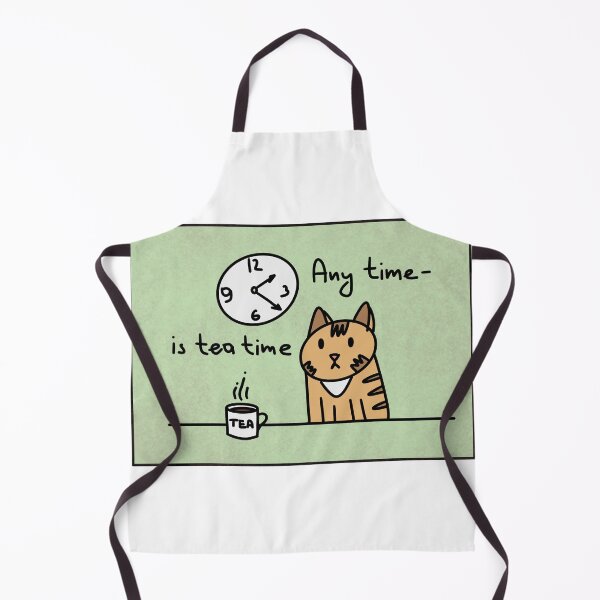 Item preview, Tea time cat designed and sold by Anton-Domin-Art.