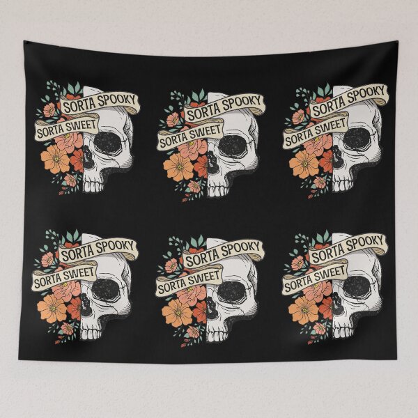 Item preview, Skull and Flowers  designed and sold by K3DreamKreations .