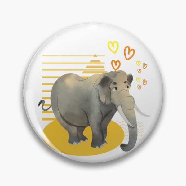 Item preview, Amazing sumatran elephant design with yellow designed and sold by Douniaya.