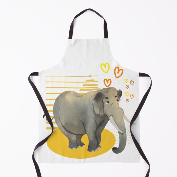 Item preview, Amazing sumatran elephant design with yellow designed and sold by Douniaya.