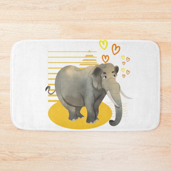 Item preview, Amazing sumatran elephant design with yellow designed and sold by Douniaya.