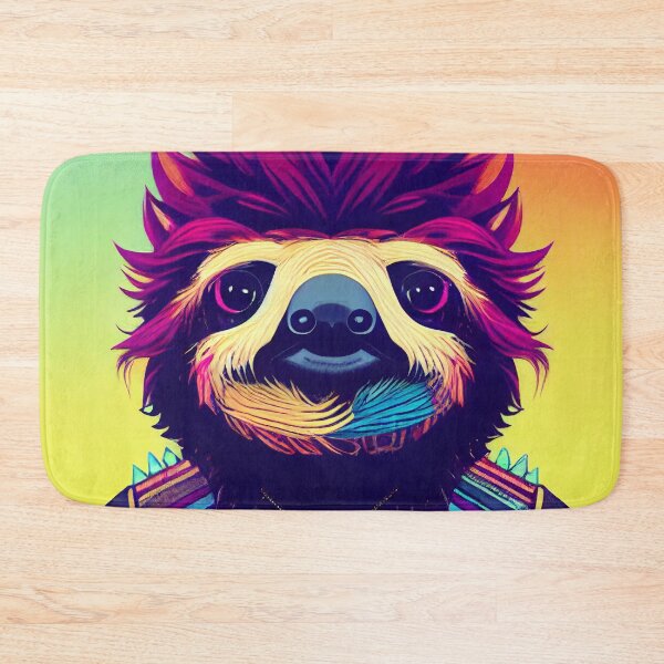 Item preview, Sloth dressed as a punk rocker designed and sold by Studiowatermars.