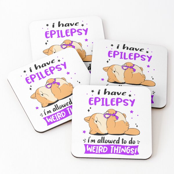 Item preview, Epilepsy Awareness Funny I have Epilepsy i'm allowed to do Weird Things! designed and sold by JanetShop809.