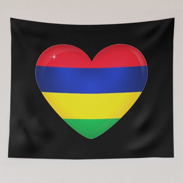 Item preview, My heart is in Mauritius, Love Mauritius. designed and sold by ArtIsParty.