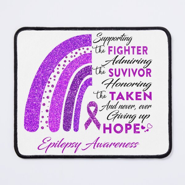 Item preview, Epilepsy Warrior Supporting Fighter  Awareness designed and sold by Gillosina.