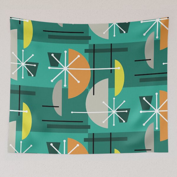Item preview, Geometric Quadrants Abstract Art designed and sold by thepixelgarden.