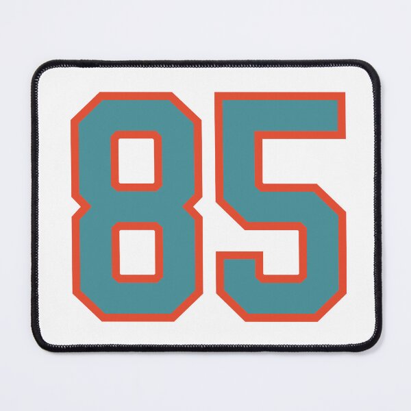 Item preview, 85 number, aqua orange lucky sports eighty five designed and sold by ArtIsParty.