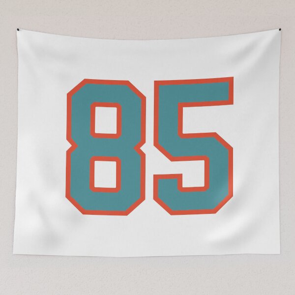 Item preview, 85 number, aqua orange lucky sports eighty five designed and sold by ArtIsParty.