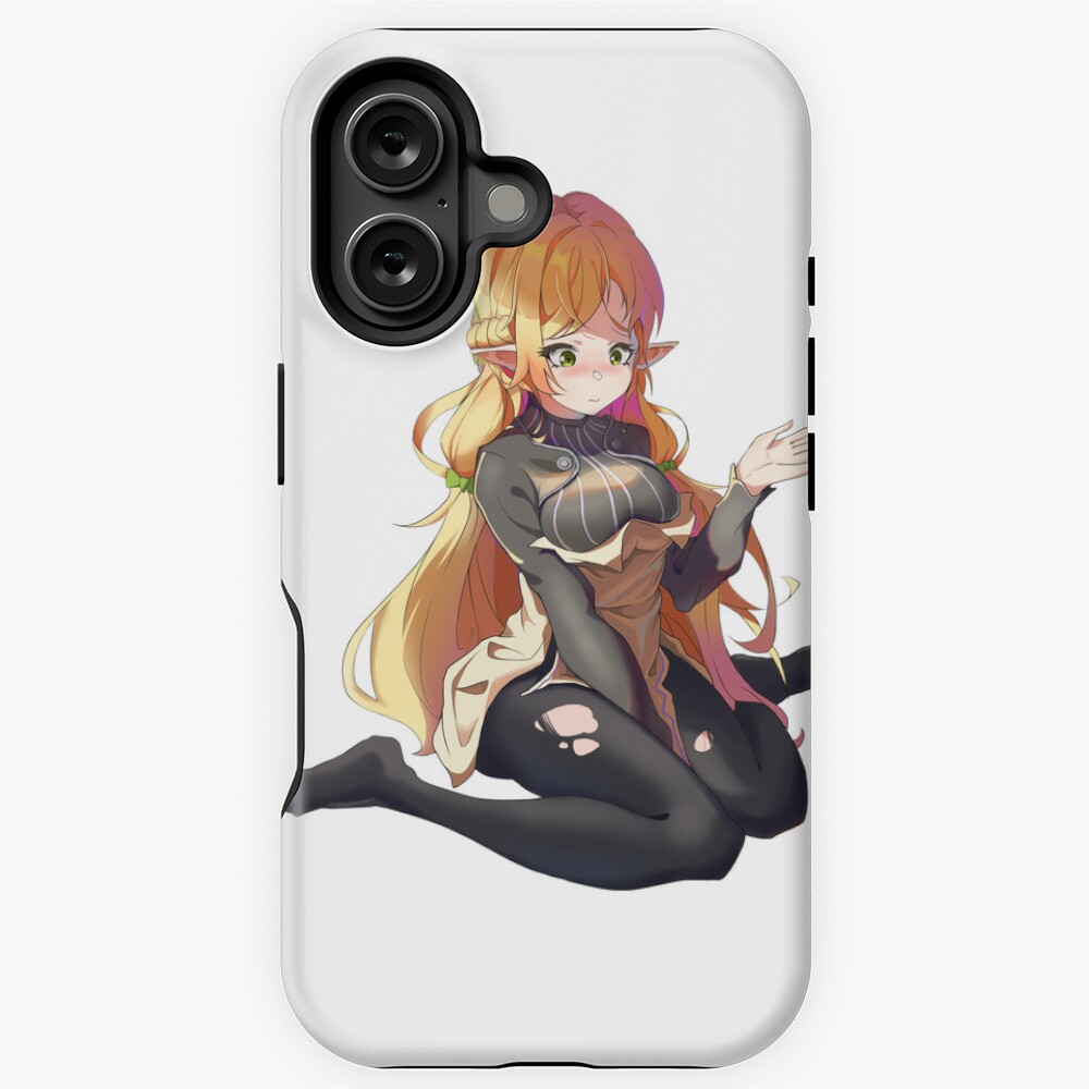 Tsundere Elf Elga Suzailgiererzegalnelvzegilreagranzelga Sui | Uncle from Another World Isekai Ojisan | Anime Blushing Shy Blond Hair Girl Ripped Thighs Tattered Stockings Sticker