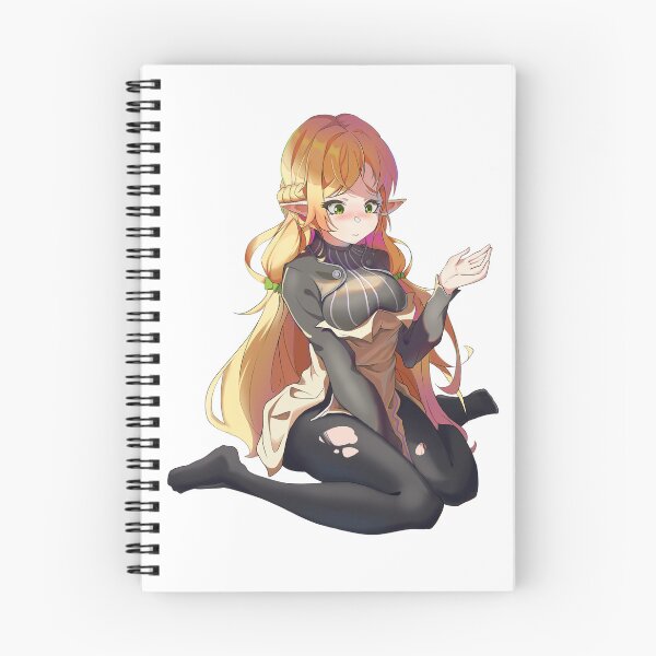 Item preview, Tsundere Elf Elga Suzailgiererzegalnelvzegilreagranzelga Sui | Uncle from Another World Isekai Ojisan | Anime Blushing Shy Blond Hair Girl Ripped Thighs Tattered Stockings designed and sold by Risumu.