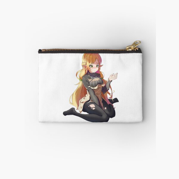 Item preview, Tsundere Elf Elga Suzailgiererzegalnelvzegilreagranzelga Sui | Uncle from Another World Isekai Ojisan | Anime Blushing Shy Blond Hair Girl Ripped Thighs Tattered Stockings designed and sold by Risumu.