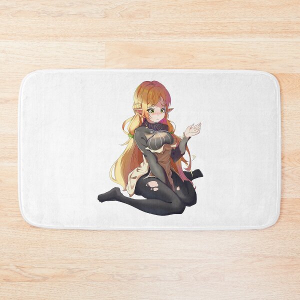 Item preview, Tsundere Elf Elga Suzailgiererzegalnelvzegilreagranzelga Sui | Uncle from Another World Isekai Ojisan | Anime Blushing Shy Blond Hair Girl Ripped Thighs Tattered Stockings designed and sold by Risumu.