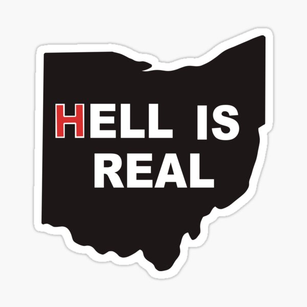 Item preview, hell is real, and it's ohio designed and sold by Dawnshards & Dragons.