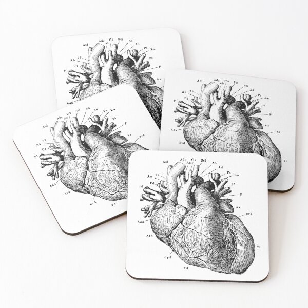 Item preview, The Art is in the Heart - Vintage Anatomy Heart designed and sold by Intryck.