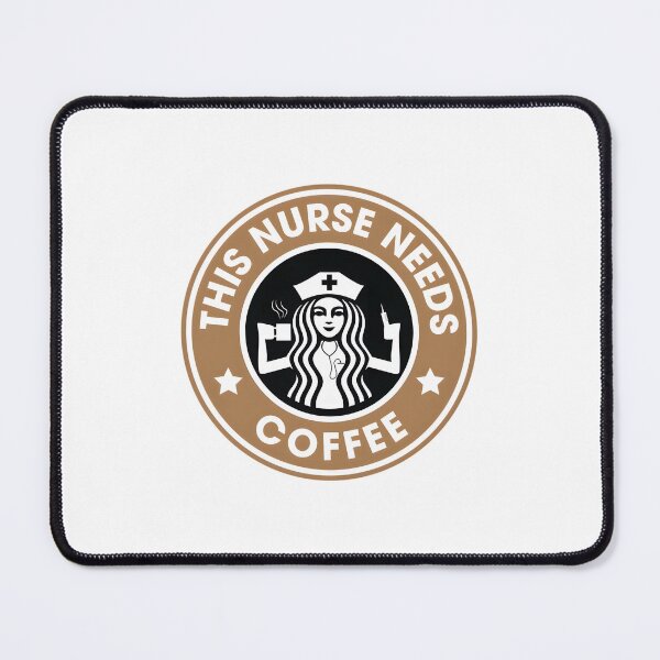 Artikelvorschau, This Nurse Needs Coffee Registered Nurse Funny Gifts Essential entworfen und verkauft von guzzonmohambw.