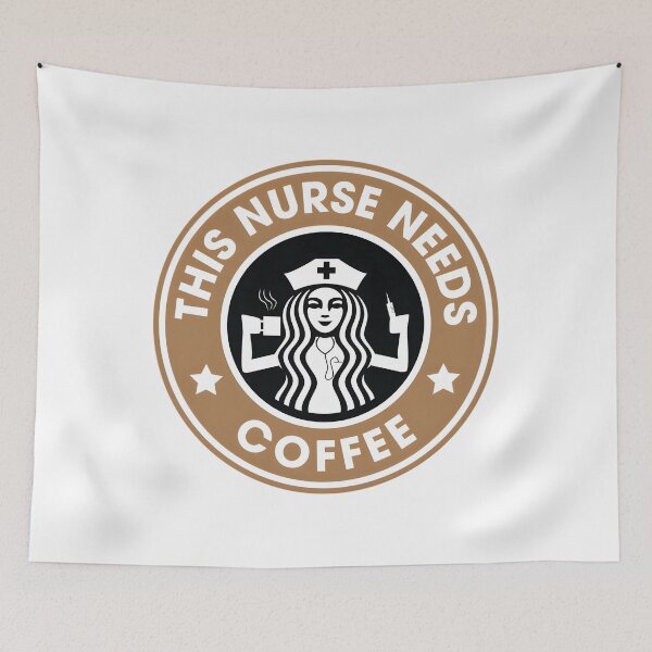 Artikelvorschau, This Nurse Needs Coffee Registered Nurse Funny Gifts Essential entworfen und verkauft von guzzonmohambw.