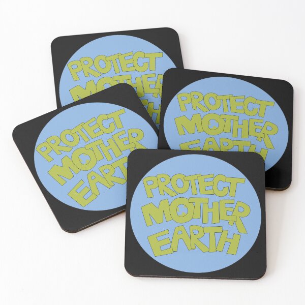 Item preview, Protect Mother Earth Illustrated Text Badge Climate Ambassadors designed and sold by AngelDawnDesign.