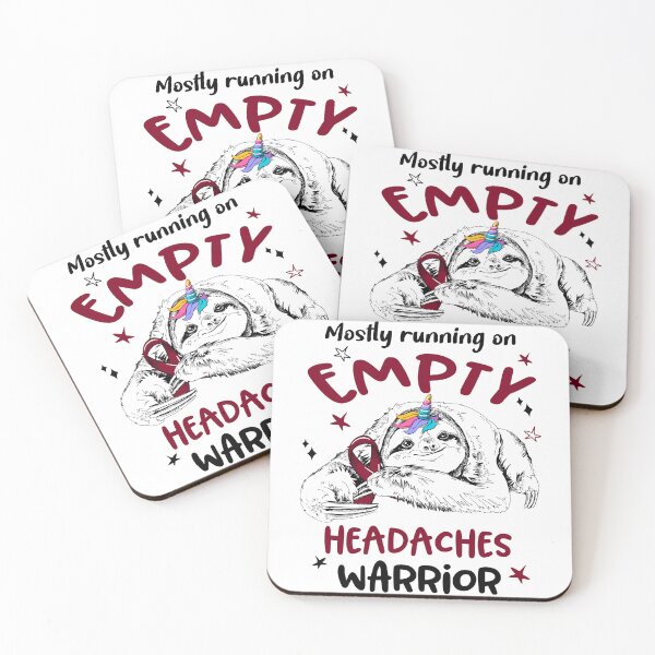 Item preview, Mostly running on Empty Headaches Warrior designed and sold by ElizabethS809.