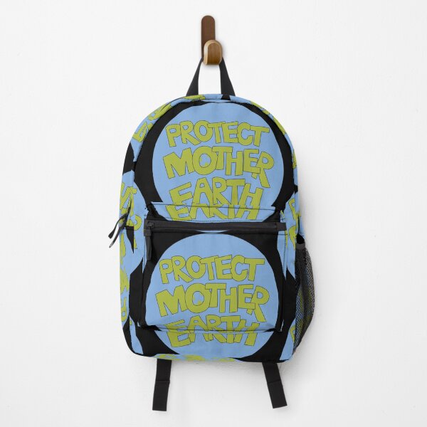 Item preview, Protect Mother Earth Illustrated Text Badge Climate Ambassadors designed and sold by AngelDawnDesign.
