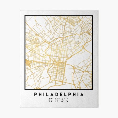 Artikel-Vorschau von PHILADELPHIA PENNSYLVANIA CITY STREET MAP ART, designt und verkauft von deificusArt.