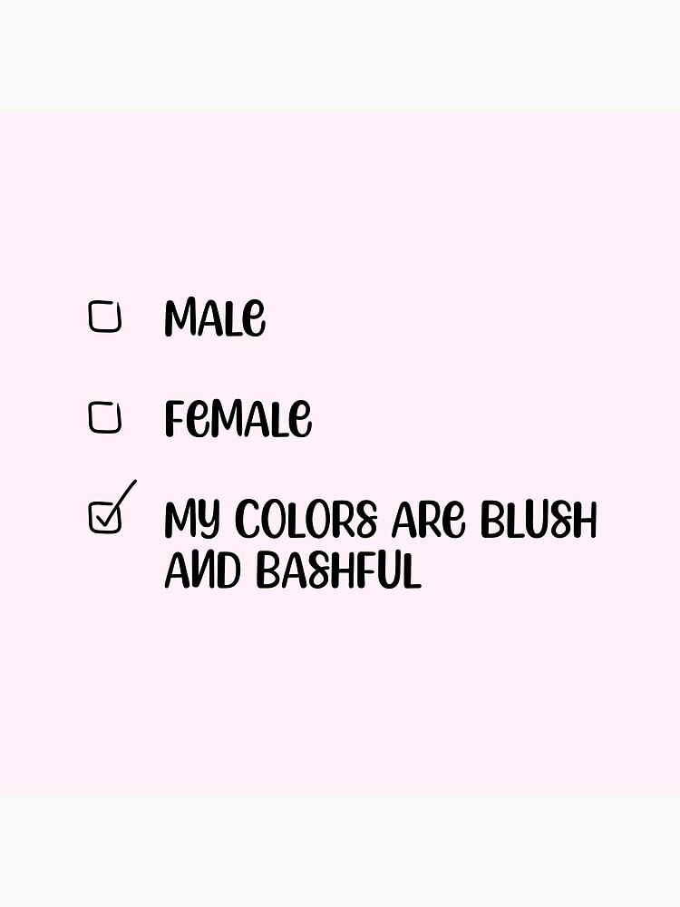 "Blush and Bashful" Poster for Sale by BrittaCait Redbubble