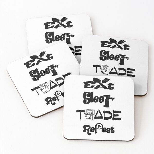 Item preview, Eat sleep trade repeat,V1.  designed and sold by Chakilogy.