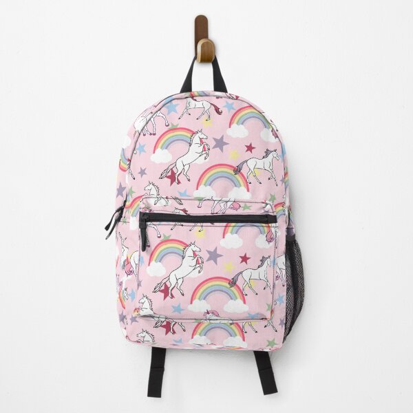 Item preview, Pink Unicorns and Rainbows and Stars designed and sold by Superdoodledo.