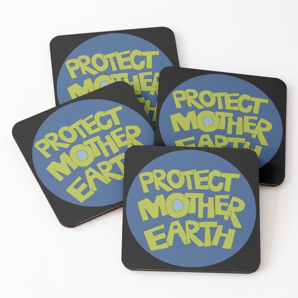 Item preview, Protect Mother Earth Illustrated Text Badge Climate Ambassadors designed and sold by AngelDawnDesign.