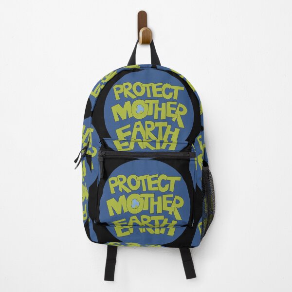Item preview, Protect Mother Earth Illustrated Text Badge Climate Ambassadors designed and sold by AngelDawnDesign.